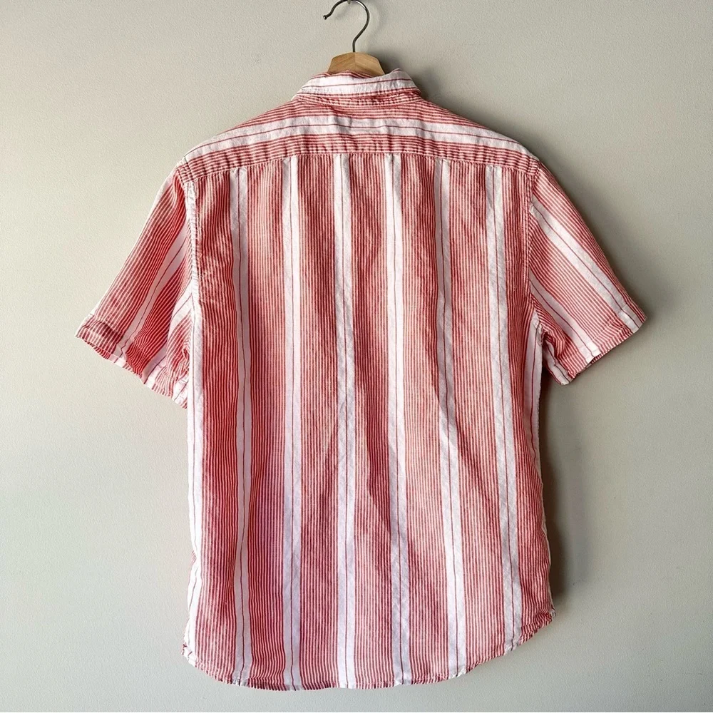 Banana Republic Striped Button-Up Shirt